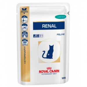 Royal Canin Felin Hrana Umeda Renal cu Ton 12x85 g