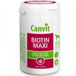Supliment Nutritiv pentru Caini Canvit Biotin Maxi