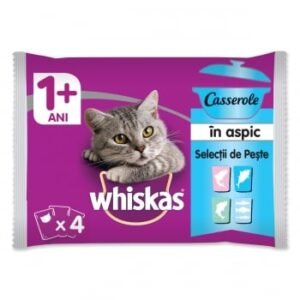 WHISKAS Casserole Selecții Pește