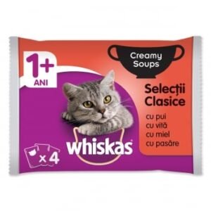 WHISKAS Creamy Soup Selecții Clasice