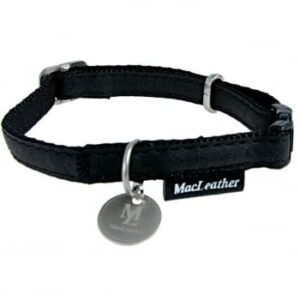 Zgarda Pentru Caini Macleather Negru 20mm