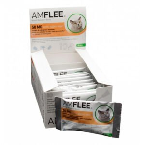 AMFLEE 50 mg solutie spot-on pentru pisici 1 pipeta (0