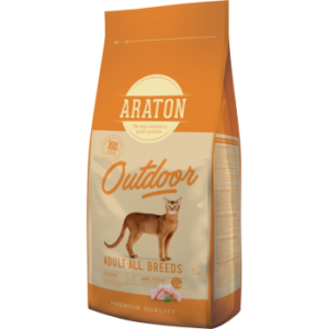 Araton Cat Adult Outdoor Pui si Curcan