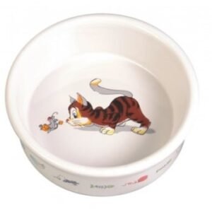 Castron Ceramic pentru Pisica 0.2 litri/11 cm