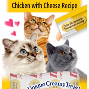 Churu Recompensa Cremoasa cu Pui si Branza fara cereale - 4 x 14 g