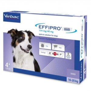 Effipro Duo Dog M 134 mg (10 - 20 kg)