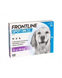 Frontline Spot On L (20-40 kg) - 3 Pipete Antiparazitare Fipronil