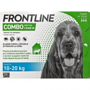 Frontline Combo M (10-20 kg) - 3 Pipete antiparazitare