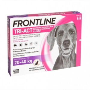 Frontline Tri-act L spot on pentru caini 20-40 kg - 3 pipete antiparazitare