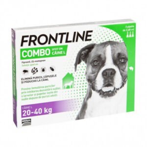 Frontline Combo L (20-40 kg) - 3 Pipete Antiparazitare