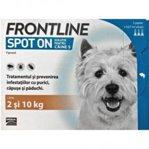 Frontline Spot On Caine S (2-10 kg) - 1 Pipeta Antiparazitara (fipronil)