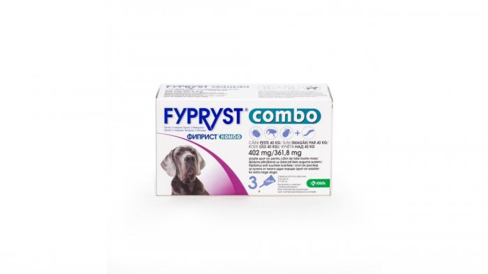 Fypryst Combo Dog XL 402 mg (40 - 60 kg)