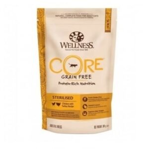Wellness Core Dry Sterilised cu Pui si Curcan