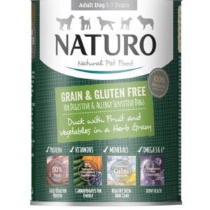 Hrana Umeda Caini CAN NATURO Adult Grain & Gluten Free Duck 390 G