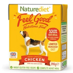 Hrana Umeda Caini NATUREDIET Pate Feel Good Chicken 390gr