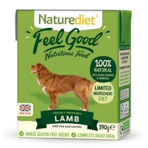 Hrana Umeda Caini NATUREDIET Pate Feel Good Lamb 390gr