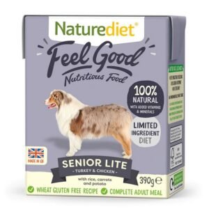 Hrana Umeda Caini NATUREDIET Pate Feel Good Senior Lite 390gr