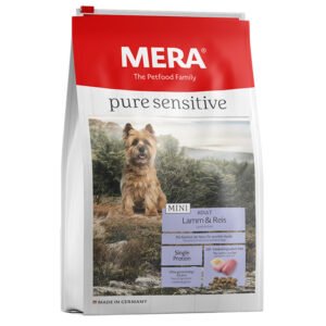 Hrana Uscata Caini MERA Pure Sensitive Adult Mini Miel si Orez 4kg