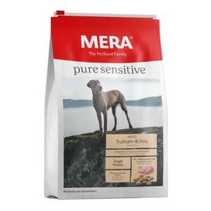 Hrana uscata MERA Pure sensitive Adult Curcan si Orez 4kg