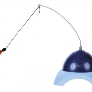 Jucarie pentru pisici cu motoras si telecomanda 15x21 cm