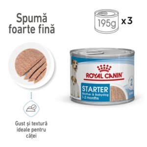 ROYAL CANIN Starter Mousse 3x195g Mama si Puiul