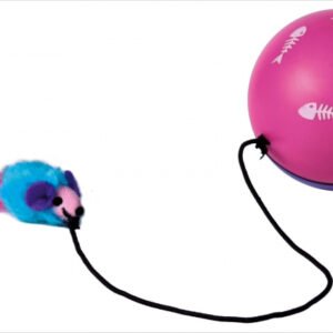 Jucarie Pisici- Minge cu Motoras si Soricel